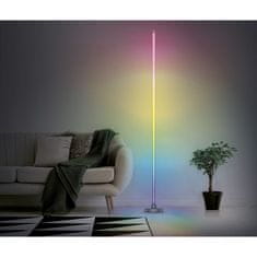 Solight LED smart stojací lampa Rainbow, wifi, RGB, CCT, 140cm, WO62