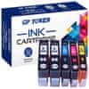 GP TONER 5x Kompatiblní inkoust pro HP 655 DeskJet Ink Advantage 3525 4615 4625 5525 6525 sada CMYKK