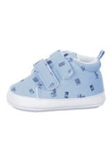 Sterntaler botičky baby chlapecké, textilní, světle modré tenisky, suché zipy, s motivem fotoaparátů 2302111, 18