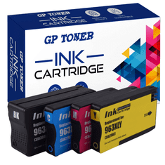 GP TONER 4x Kompatiblní inkoust pro HP 963XL OfficeJet Pro 9010 9012 9014 9016 9020 9023 9025 sada