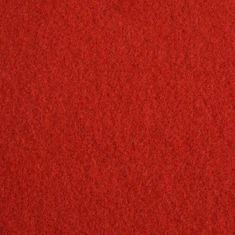 shumee Výstavářský koberec hladký 1,6 x 12 m červený
