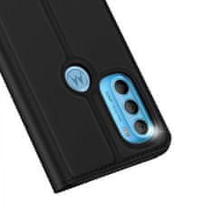 Dux Ducis Skin Pro knížkové kožené pouzdro na Motorola Moto G71 5G, černé