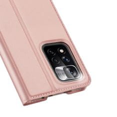 Dux Ducis Skin Pro knížkové kožené pouzdro na Xiaomi Redmi Note 11 Pro Plus, růžové