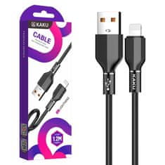 Kaku KSC-452 kabel USB / Lightning 3.2A 1.2m, černý