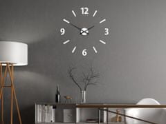 ModernClock 3D nalepovací hodiny Klaus bílé