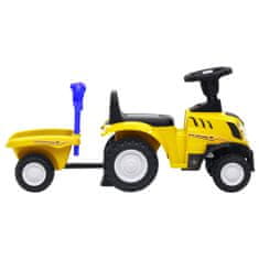 Greatstore Dětský traktor New Holland žlutý