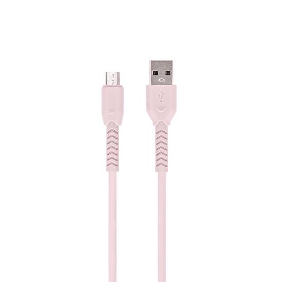 maXlife MXUC-04 microUSB kabel 1m OEM0100846 růžová