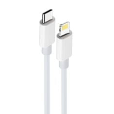 maXlife MXUC-05 USB-C a lightning kabel 2m OEM0100928 bílá