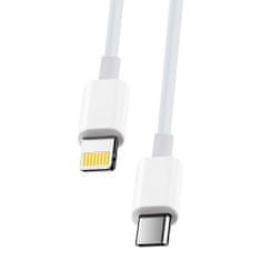 maXlife MXUC-05 USB-C a lightning kabel 2m OEM0100928 bílá