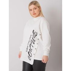 RELEVANCE Dámská halenka asymetrická plus size ELFRIEDE ecru RV-BZ-7165.79P_378961 Univerzální