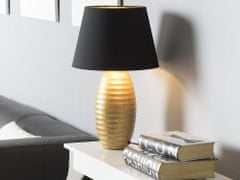 Beliani Zlatá stolní lampa a moderní noční světlo EBRO