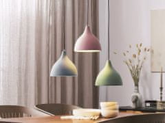 Beliani Želená pastelová stropní lampa LAMBRO