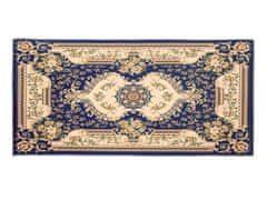 Beliani Tmavě modrý koberec 80 x 150 cm GAZIANTEP
