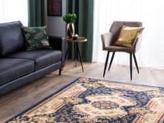 Beliani Tmavě modrý koberec 160 x 230 cm GAZIANTEP