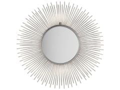 Beliani Stříbrné nástěnné zrcadlo ø80 cm CILLY