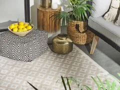 Beliani Venkovní koberec 120 x 180 cm béžový THANE
