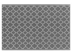Beliani Venkovní koberec 120 x 180 cm šedý SURAT