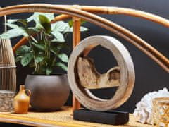 Beliani Dřevěný dekorativní předmět OCAMPO