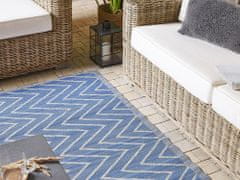 Beliani Venkovní koberec modrý 120x180 cm BALOTRA