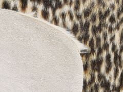 Beliani Koberec hnědý gepard NAMBUNG