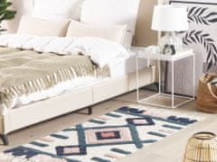 Beliani Bavlněný koberec 80 x 150 cm vícebarevný KOZLU