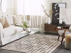 Beliani Bavlněný koberec 160 x 230 cm béžový TURHAL