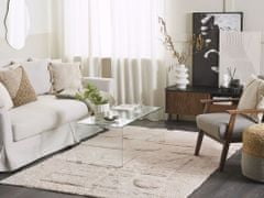Beliani Bavlněný koberec 160 x 230 cm béžový DIYADIN