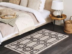 Beliani Bavlněný koberec 80 x 150 cm béžový TURHAL
