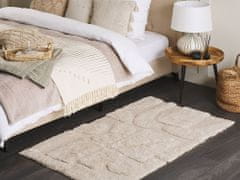 Beliani Bavlněný koberec 80 x 150 cm béžový DIYADIN