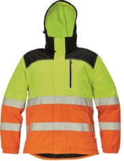 KNOXFIELD Pánská nepromokavá zimní reflexní bunda Knoxfield Hi-Vis