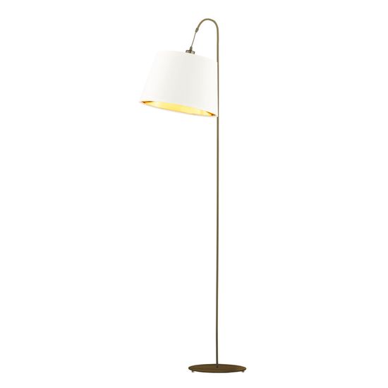 LYSNE.PL Elegantní stojací lampa TALLIN GOLD, rám - staré zlato