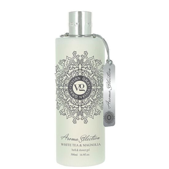 Vivian Gray Sprchový gel Aroma Selection White Tea & Magnolia (Bath & Shower Gel) 500 ml