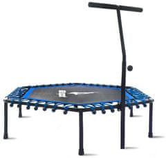 Aga FITNESS Trampolína 130 cm Modrá + madlo