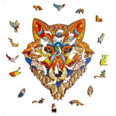 Woodly Dřevěné puzzle – Sly Fox - liška , L
