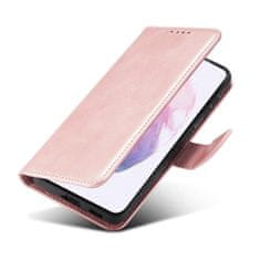 OEM Magnet Case elegantní knížkové pouzdro na Samsung Galaxy S22 PLUS 5G pink