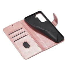 OEM Magnet Case elegantní knížkové pouzdro na Samsung Galaxy S22 PLUS 5G pink