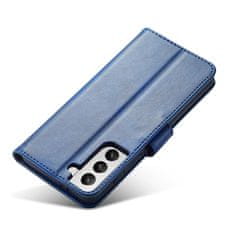 OEM Magnet Case elegantní knížkové pouzdro na Samsung Galaxy S22 PLUS 5G blue