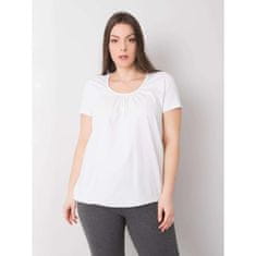 BASIC FEEL GOOD Dámská halenka plus size z bavlny CELESTE bílá RV-TS-6320.85P_361539 XL