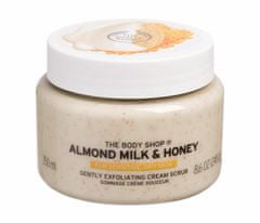 The Body Shop 250ml almond milk & honey gently exfoliating