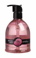 The Body Shop 275ml british rose hand wash, tekuté mýdlo
