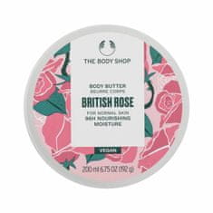 The Body Shop 200ml british rose, tělové máslo