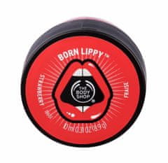 The Body Shop 10ml born lippy pot lip balm, strawberry