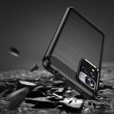 IZMAEL Pouzdro Carbon Bush TPU pre Xiaomi Redmi Note 11 Pro/Poco X4 NFC - Černá KP15279