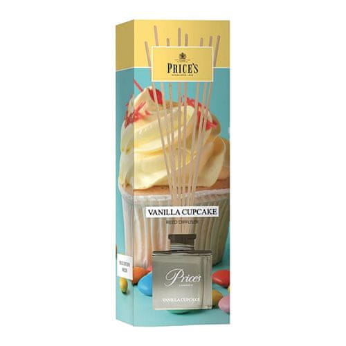 Price's Candles Rákosový difuzér Price´s Candles, Vanilkový košíček, 100 ml