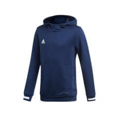 Adidas Mikina tmavomodrá 135 - 140 cm/S JR Team 19 Hoody