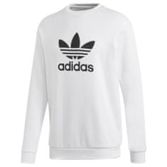 Adidas Mikina bílá 182 - 187 cm/XL Trefoil Crew