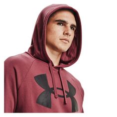 Under Armour Mikina vínově červená 178 - 182 cm/M Rival Fleece Big Logo HD