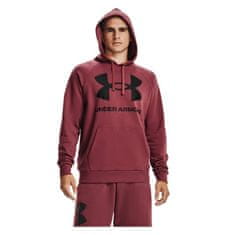 Under Armour Mikina vínově červená 178 - 182 cm/M Rival Fleece Big Logo HD