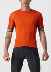 Castelli Pánský cyklistický dres Entrata VI Jersey Fiery Red/Dark Gray-Ivory oranžová XL - rozbaleno