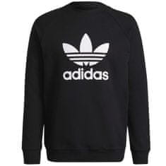 Adidas Mikina černá 164 - 169 cm/S Adicolor Classics Trefoil Crewneck Sweatshirt